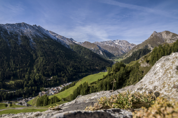 Die Bergwelt von Samnaun.