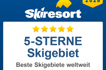 5-Sterne-Skigebiet und Testsieger Schneesicherheit