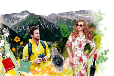 Zollfrei einkaufen in Samnaun.